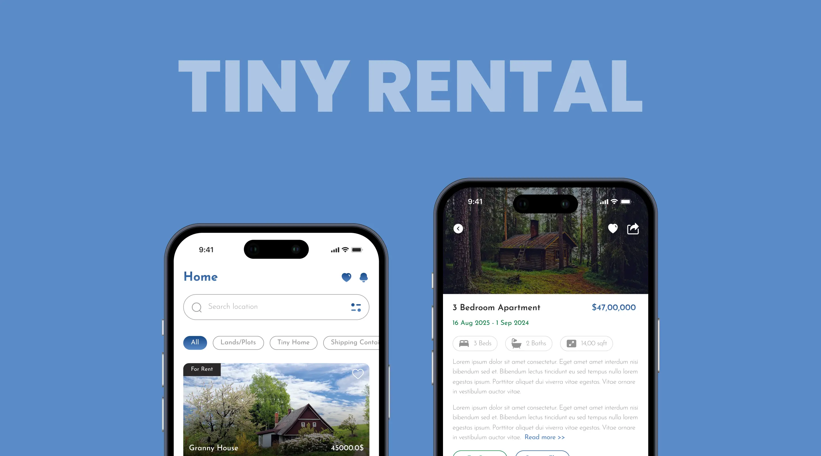 Find or rent unique tiny homes and land with ease App Screenshot