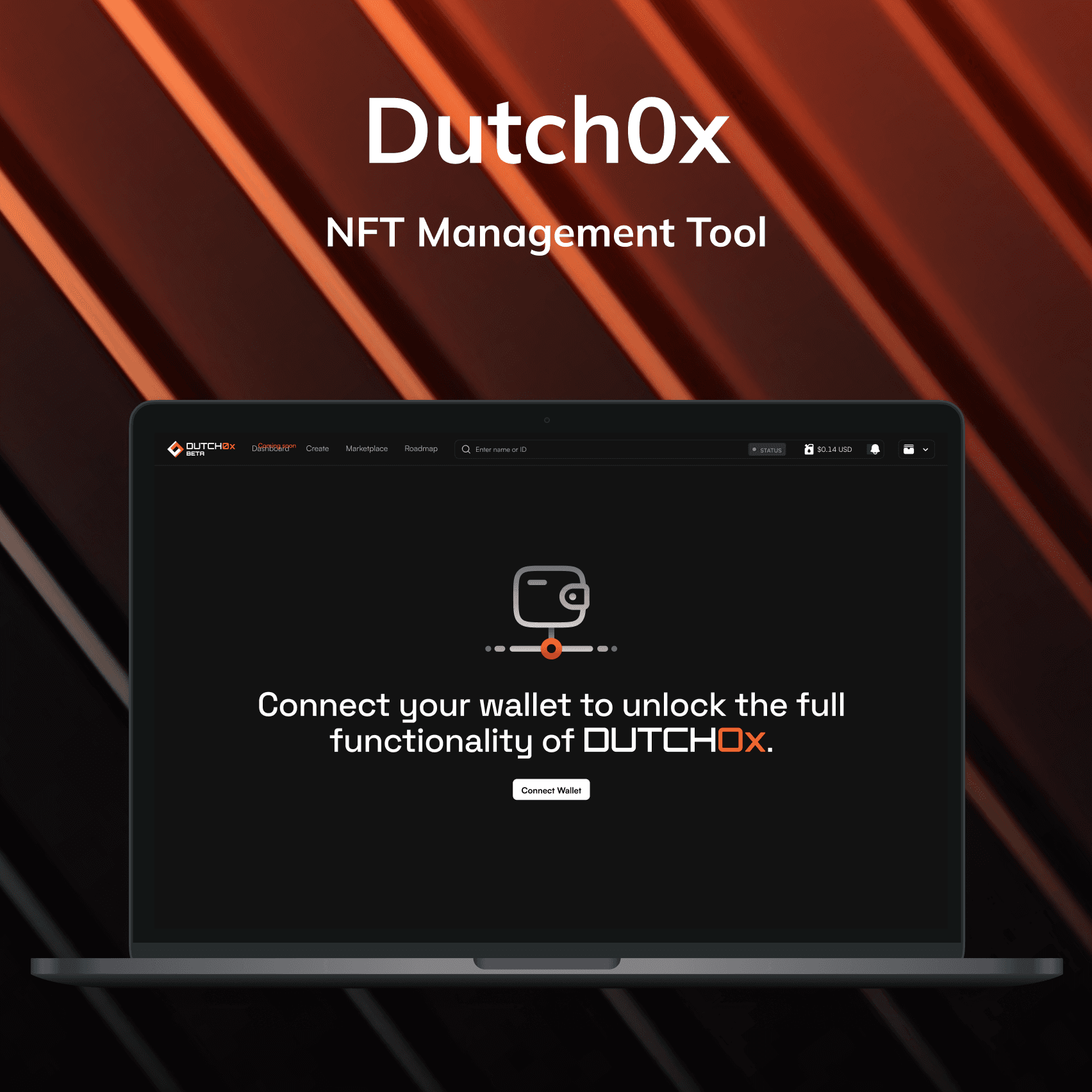 Dutch0x web application dashboard
