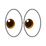 Animated eye representing vision
