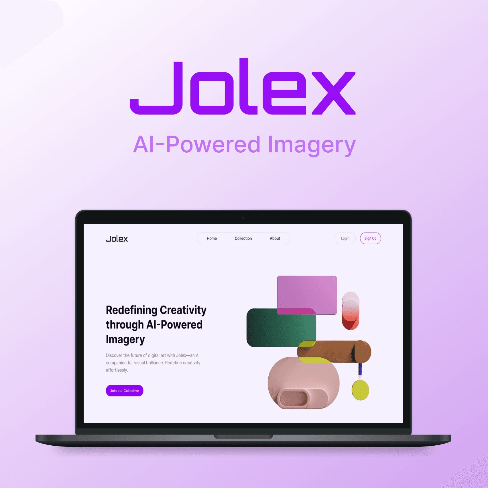 Jolex web application dashboard