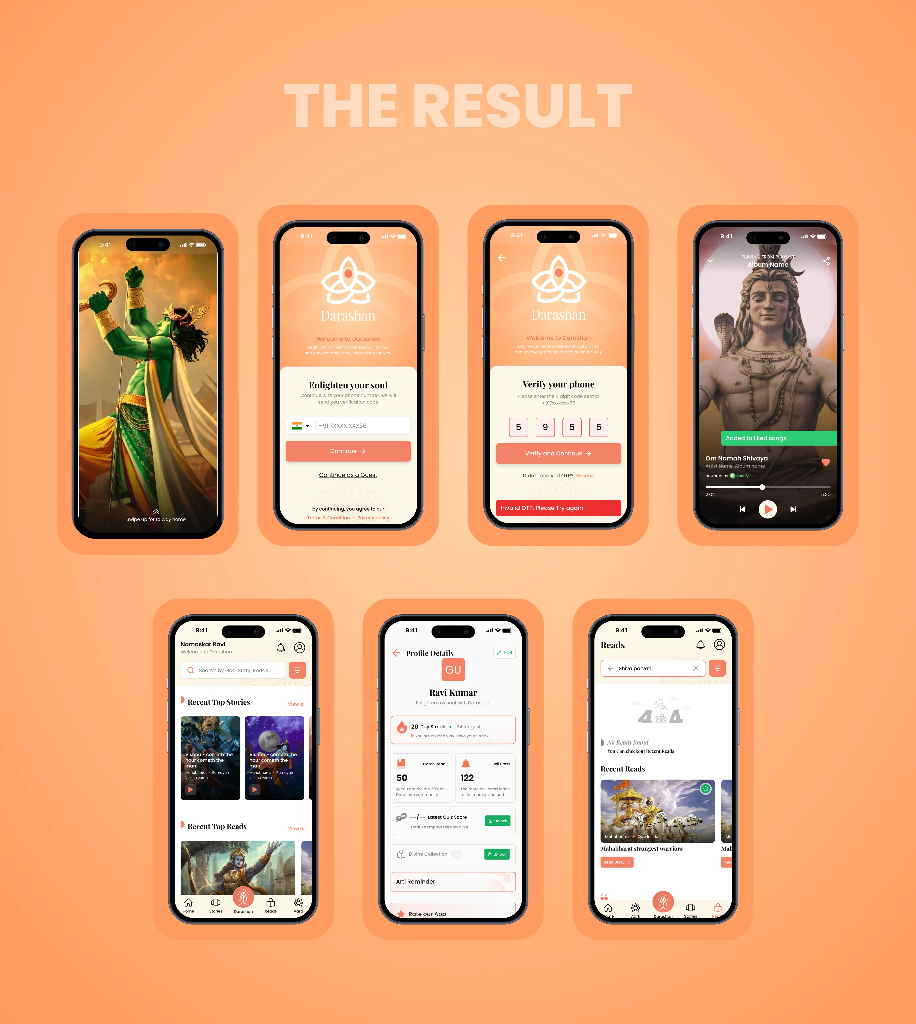 Your one-stop spiritual content and music platform Final Design
